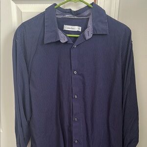 Calvin Klein Blue Casual Button Down Shirt